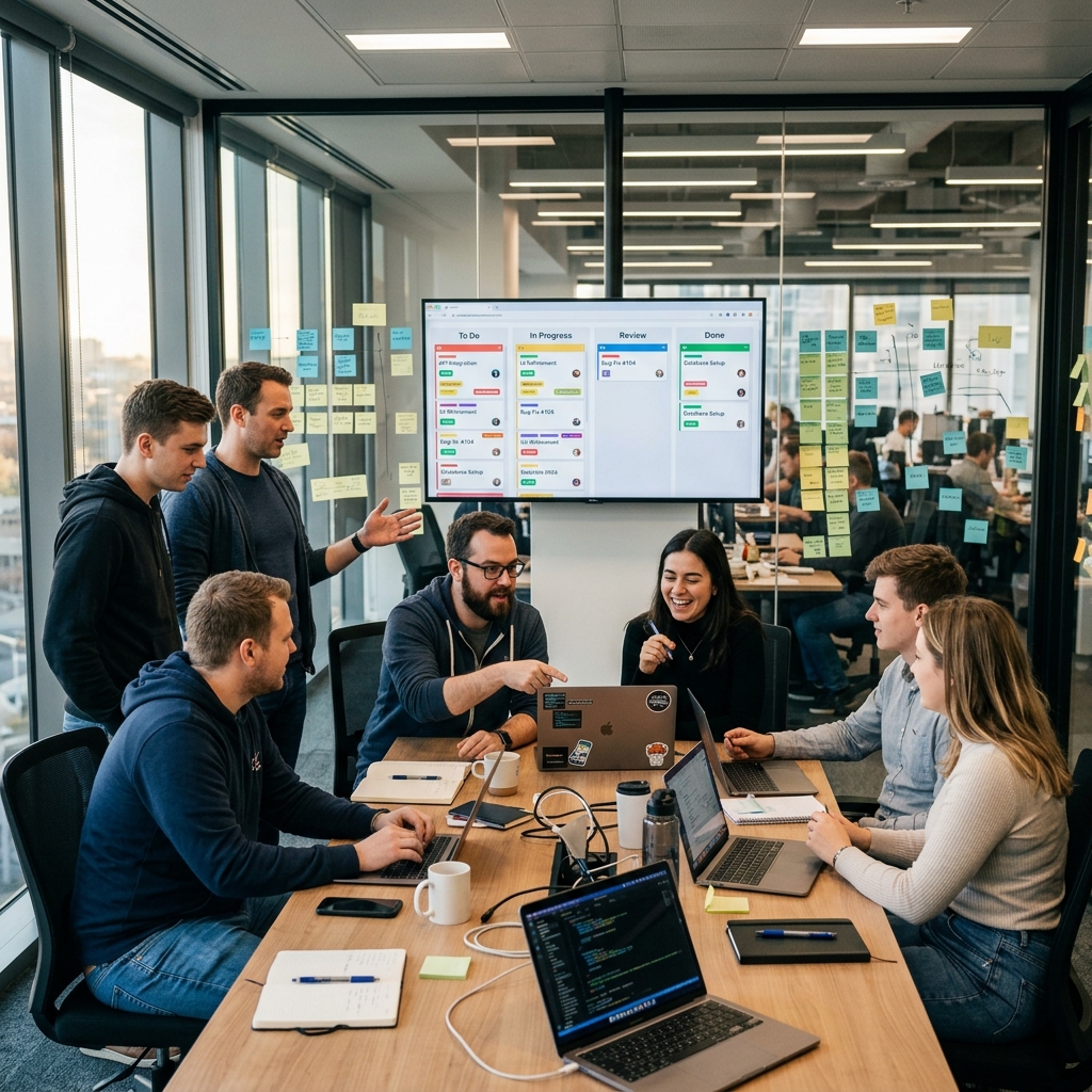 Agile sprint delivery with live demos